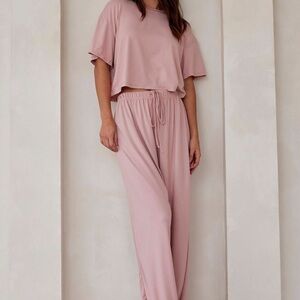 Everyday Lounge Pajama Set - Blush Pink